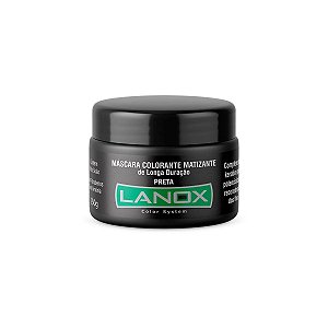 Máscara Colorante Preta Color System Lanox - 250g