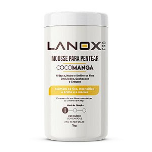 Mousse para Pentear Coco Manga Lanox - 1Kg