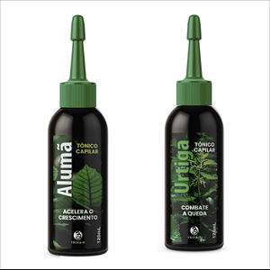 Kit Tônico Capilar Alumã e Urtiga Trihair 120ml - 2 unidades