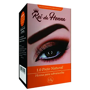 REI DA HENNA 1.3 G - PRETO LUMINOSO