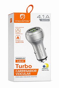 Carregador Veicular H'Maston 4.1A Turbo