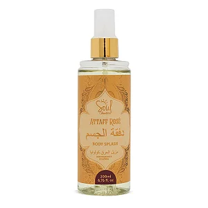 Body Splash Árabe Attaff Rosé Soul Cosméticos 200ml