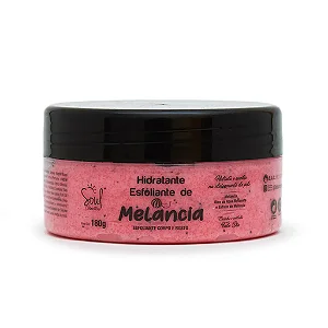 Hidratante e Esfoliante Melancia Soul Cosméticos 180g
