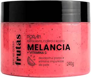 Esfoliante Melancia Corpo e Rosto Porán 240g
