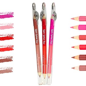 Lápis Labial Mia Make com Apontador Cor 01/02/03