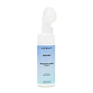 Mousse de Limpeza Facial Colágeno Skin Pro Lady Beauty 150ml