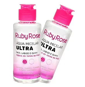 Água Micelar Ultra Ruby Rose 120ml Limpeza Facial