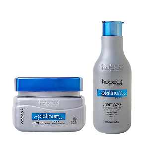 Hobety Kit Platinum Plus  Shampoo e Creme Matizador