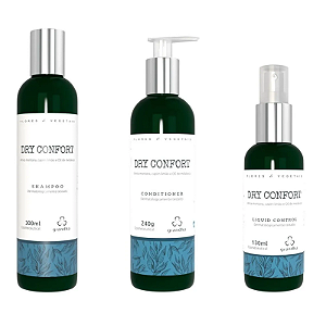 Grandha Kit Flores & Vegetais Raiz Oleosa Pontas Secas Dry Confort