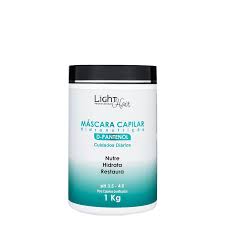 Light Hair Máscara D-Pantenol Hidro Nutrição 1kg
