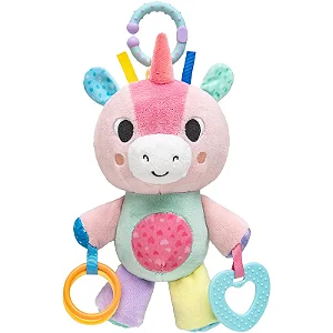 Pelucia Treme Treme de Atividades Bubazoo Unicornio