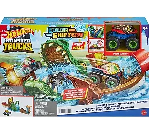 Hot Wheels Color Shifters Ataque de Crocodilo