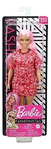 Boneca Barbie Cabelo Rosa