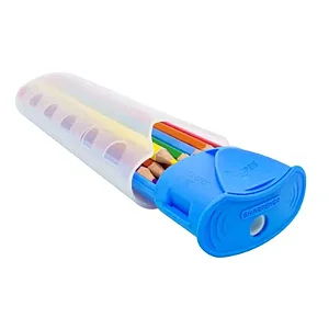 ESTOJO + LAPIS DE COR 12 CORES CRIATIC AZUL