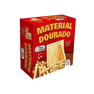 MATERIAL DOURADO 111 PCS PAIS E FILHOS