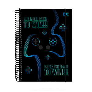 CADERNO COLEGIAL GAME 10 MT 160 FL