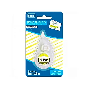 MARCA TEXTO FITA AMARELO TILIBRA BLISTER