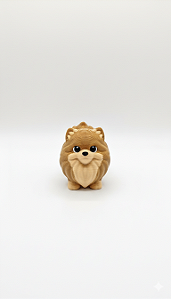 MINI CACHORRO LULU DA POMERÂNIA ARTICULADO