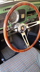 VOLANTE Fusca 77 em diante jacarandá modelo Porsche .