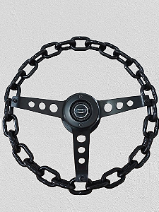 Volante Corrente Chevrolet/Volkswagen completo para a instalação.