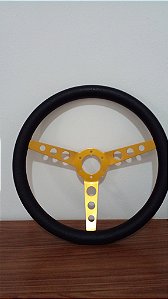 Volante Esportivo Dourado Universal sem Cubo