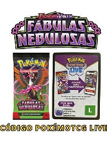 CODIGO POKEMON TCG LIVE - BOOSTER - ESCARLATE E VIOLETA 6.5 - FABULAS NEBULOSAS