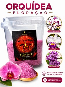 GENESIS - ORQUIDEA FLORAÇÃO 100 GRAMAS ( APLICAÇÃO VIA IRRIGAÇÃO E VIA FOLIAR)