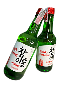 SOJU ORIGINAL JINRO - 360ML - 20,1% TEOR ALCOÓLICO