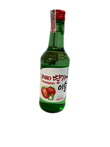 SOJU IMPORTADO DE MORANGO JINRO STRAWBERRY - 360mL