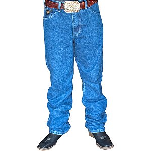 CALÇA BALÃO TEXAS ROAD COM BORDADO LARANJA