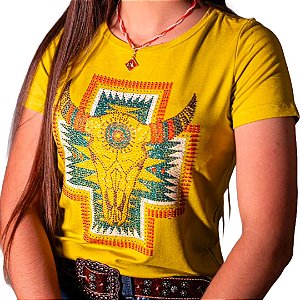 T- SHIRT FEMININA ZOE HORSE WESTERN