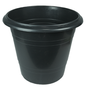 VASO REDONDO N 24 PRETO - MERCONPLAS