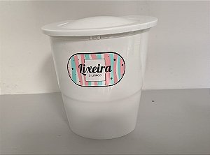 LIXEIRA DE PIA BRANCA 3LTS 6260 PBG