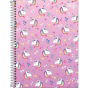 CADERNO 20 MATÉRIAS SPICE FEMININO 320 FOLHAS