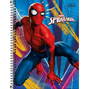 CADERNO 10 MATÉRIAS CONNECT SPIDER-MAN 160 FOLHAS
