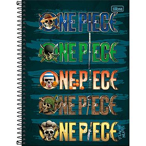 CADERNO 10 MATÉRIAS CONNECT ONE PIECE NETFLIX 160 FOLHAS