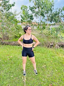 Conjunto Cometa Short e Top Preto