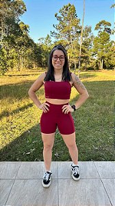 Conjunto Vênus Duo Short e Top Malbec