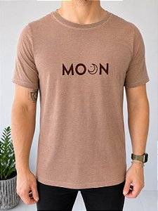 Camiseta Moon Estonada Marrom