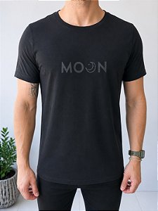 Camiseta Moon Estonada Preto
