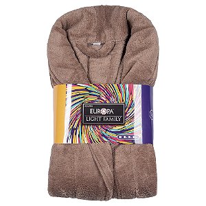 Roupão Feminino Tamanho G Europa Light Family Marrom