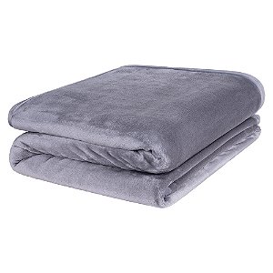 Cobertor King Size Europa Toque de Luxo 240 x 250cm Cinza