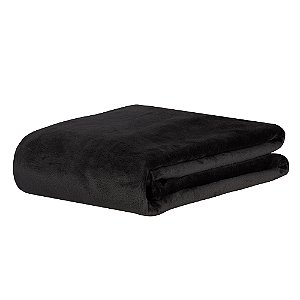 Cobertor Microfibra Queen Size Sultan 300 g/m² 220x240cm Preto