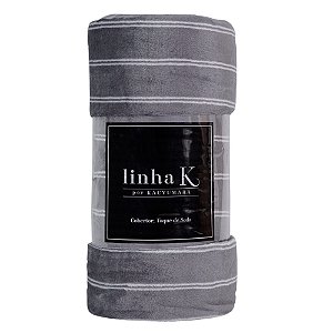 Cobertor Solteiro Kacyumara Toque de Seda 150x220cm Vintage 300 g/m² Lines