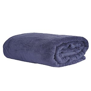 Manta Casal Corttex Home Design 180x220cm Marinho