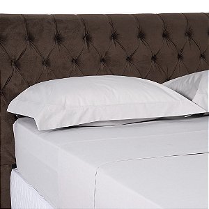 Jogo de Cama Solteiro King 200 Fios Kacyumara 3 Peças Cinza