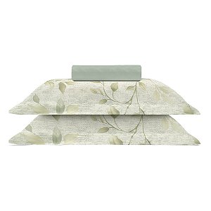Jogo de Cama King Size Buettner 150 Fios 3 Peças Vivance Verde