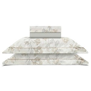 Jogo de Cama King Size Buettner 180 Fios 4 Peças Reflete Trudy