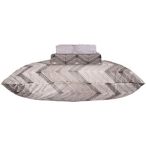Jogo de Cama Solteiro 150 Fios Corttex 3 Peças Attuale Marrom