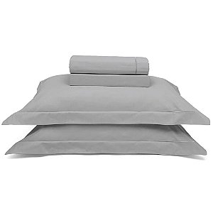 Jogo de Cama King Size Buettner 230 Fios 4 Peças Reffinata Metal
